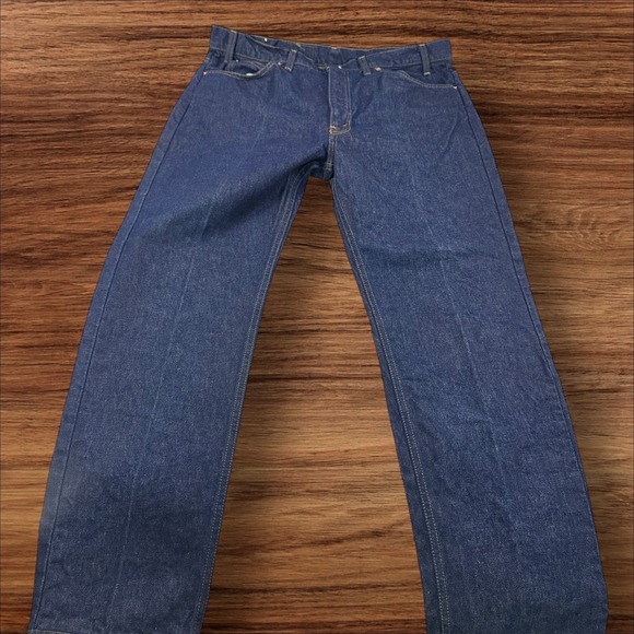Levi's USA Made Vintage 97" Jeans Dark Wash Denim Straight‎ Leg Menswear W40 L30 - Picture 1 of 8